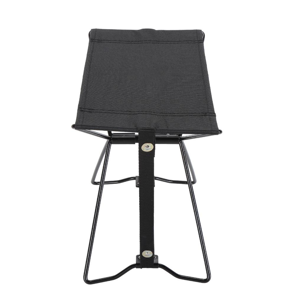 Compact Lightweight Build Portable Canvas Seat X Frame Outdoor Foldable Stool Outdoor Use