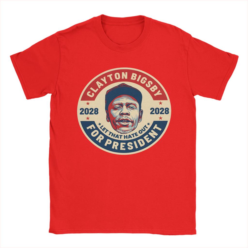 Clayton Bigsby For President 2028  T Shirt Summer T-Shirts Cotton O Neck 4XL 5XL 6XL Tees Short-Sleeved Streetwear Tshirt