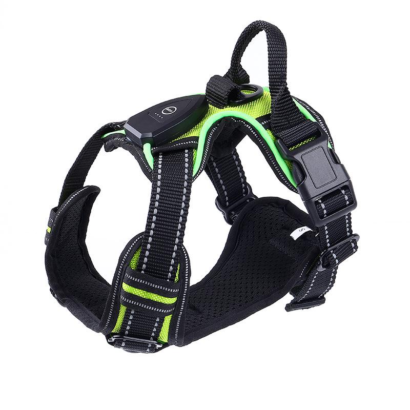 LED Flashing Dog Vest with USB Charging and Explosion-Proof Design