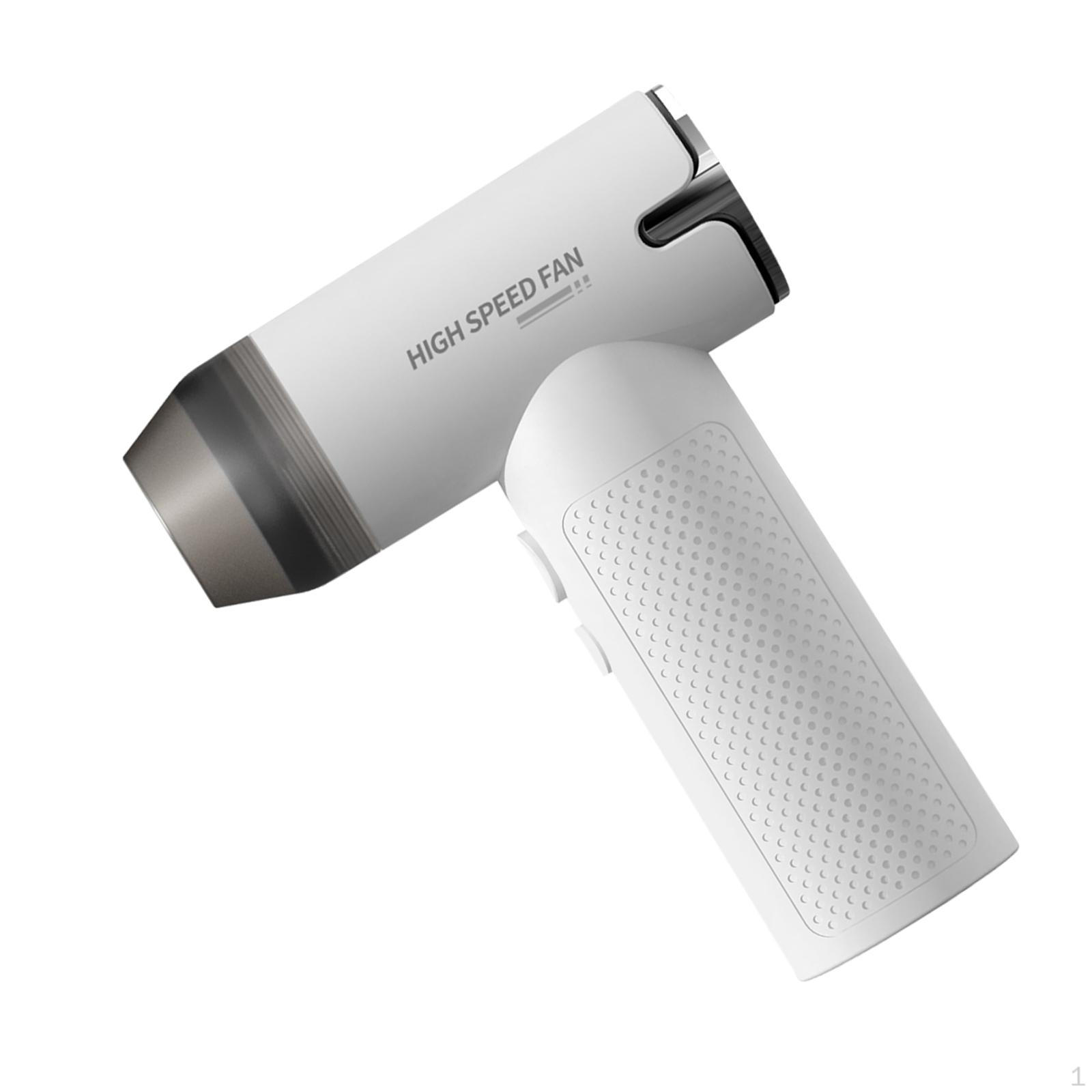 

Беспроводной фен, нескользящий портативный вентилятор, мощный для кемпинга, компактный, настольный мини-вентилятор для мужчин белый