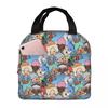 Toca Boca Spiel Isoliert Lunchtasche für Damen Büro Kühlbox Thermisch Essensbox Tragetasche Tragbare Lunchboxen Behälter