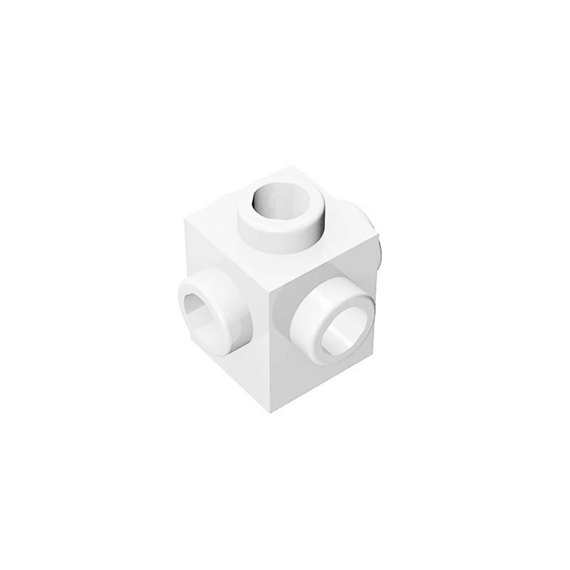 10 pezzi 4733 blocchi MOC compatibili con mattoncini modificati 1x1 con perni su tutti i lati mattoncini educativi fai-da-te all'ingrosso giocattoli per bambini