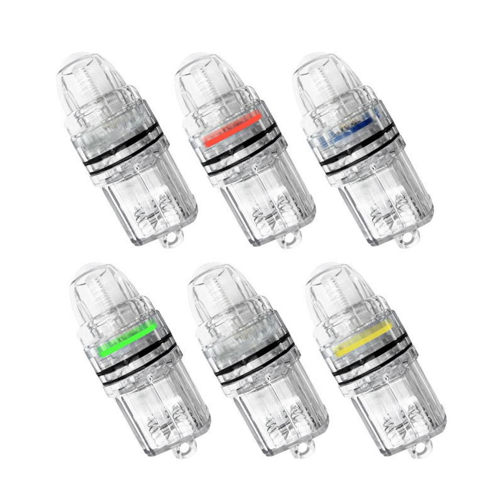 LED Underwater Flash Lure Lamp Attracting Fish Fishing Lure Boat Fishing Clip