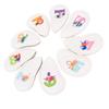 Set 9 buc Huse Cap Fier Golf Piele PU Husă Cap cu Animal de Desene Animate Brodat Alb