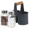 Salt and Pepper Shakers with Stand