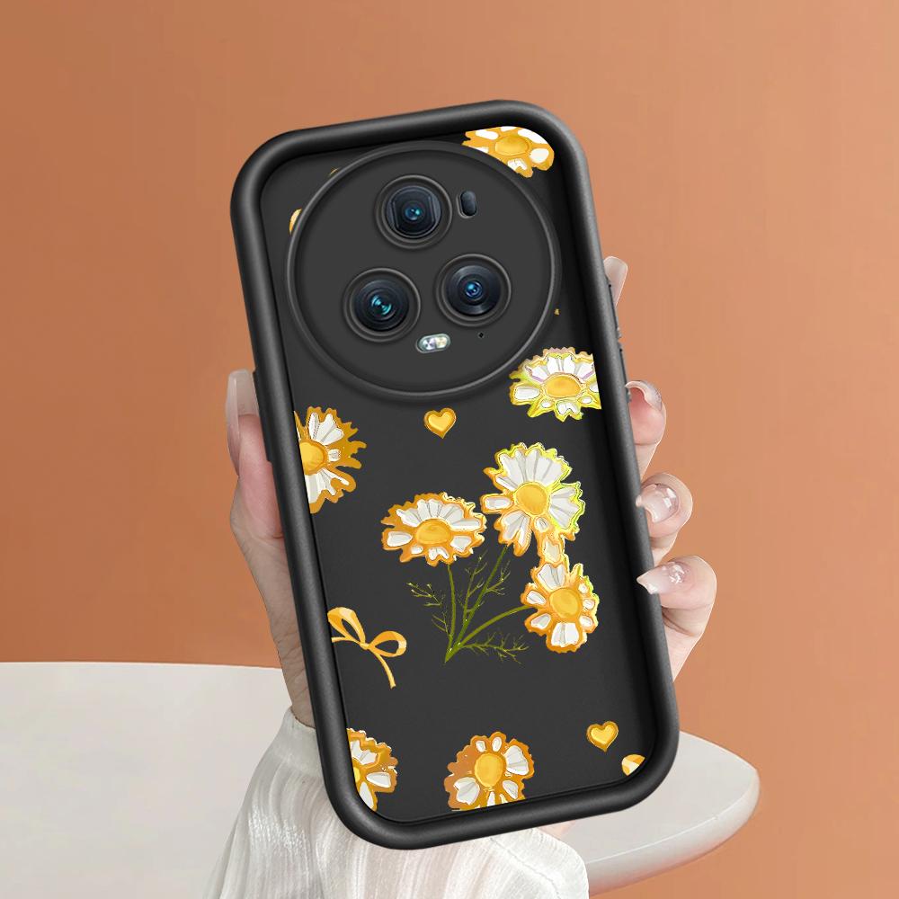 Soft Silicone Square Ladder Printing Pattern Phone Casing Full Cover Camera Shockproof Protection Rubber Case for Huawei Honor