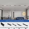Recessed Magnetic Track Light: Concealed Linear Spotlight for Living Rooms, Bedrooms, Hallways & Household Surfaces