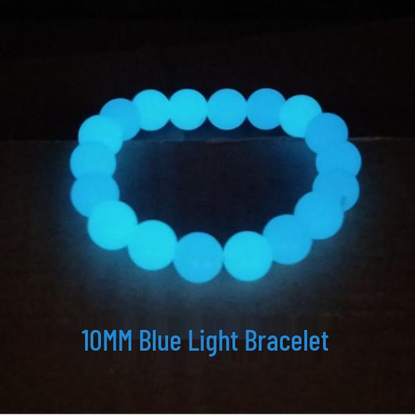 Świecąca w ciemności bransoletka dla par - Fluorescencyjny kamień Nocna Perła dla mężczyzn i kobiet