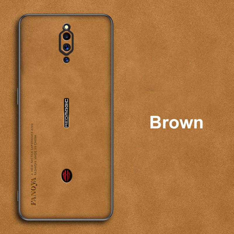 Luxury PU Leather Case For Nubia Red Magic 5G 5S Cover Matte Silicone Shockproof Protection Phone Case For RedMagic 5G 5S Coque