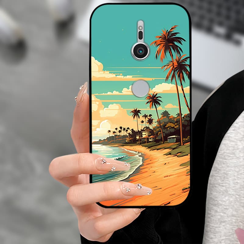 For Sony Xperia XZ2 XZ 4 2 1  Soft Silicone Black Back Shell Phone Cover For Sony XZ1 XZ2 XZ4 Funda Coque Shockproof Cases