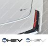 ABS 3D Chrome Black Letters HEV Emblem Car Rear Trunk Bumper Tail Door Sticker For Toyota Camry Highlander Prius Corolla