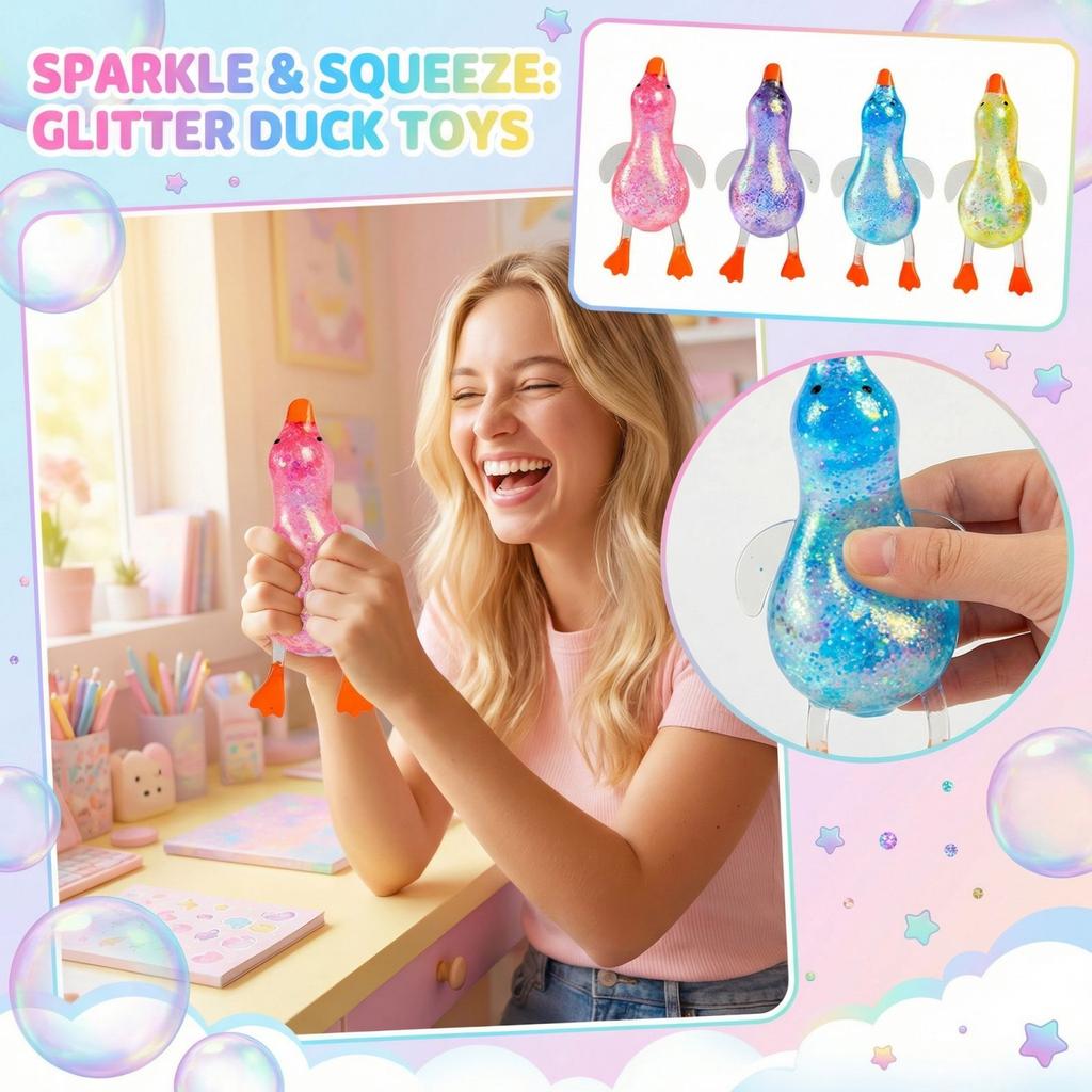 Squeezes Decompression Toys, Creative Cute Toys Fun Animals Squeezes 5ml
