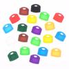 Colorful Silicone Key Identifier Caps 12 Pack Flexible Key Covers for Easy Key ID in School Apartment