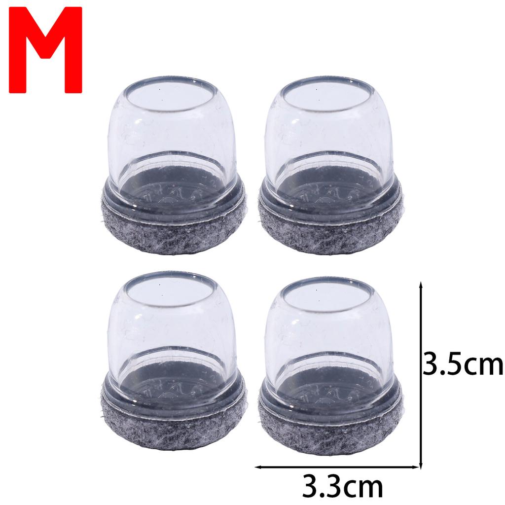 Anti Noise Table Chair Foot Protective Cover Silicone Floor Protectors with Thick Wrap Felt Pads Non-Slip Furniture Foot Covers