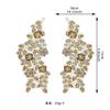 Gold Sequined Beaded Cloth Sticker Mesh Yarn Hollow Embroidery Applique Clothing Dress Performance Clothes To Flower Cloth Sticker Accessories