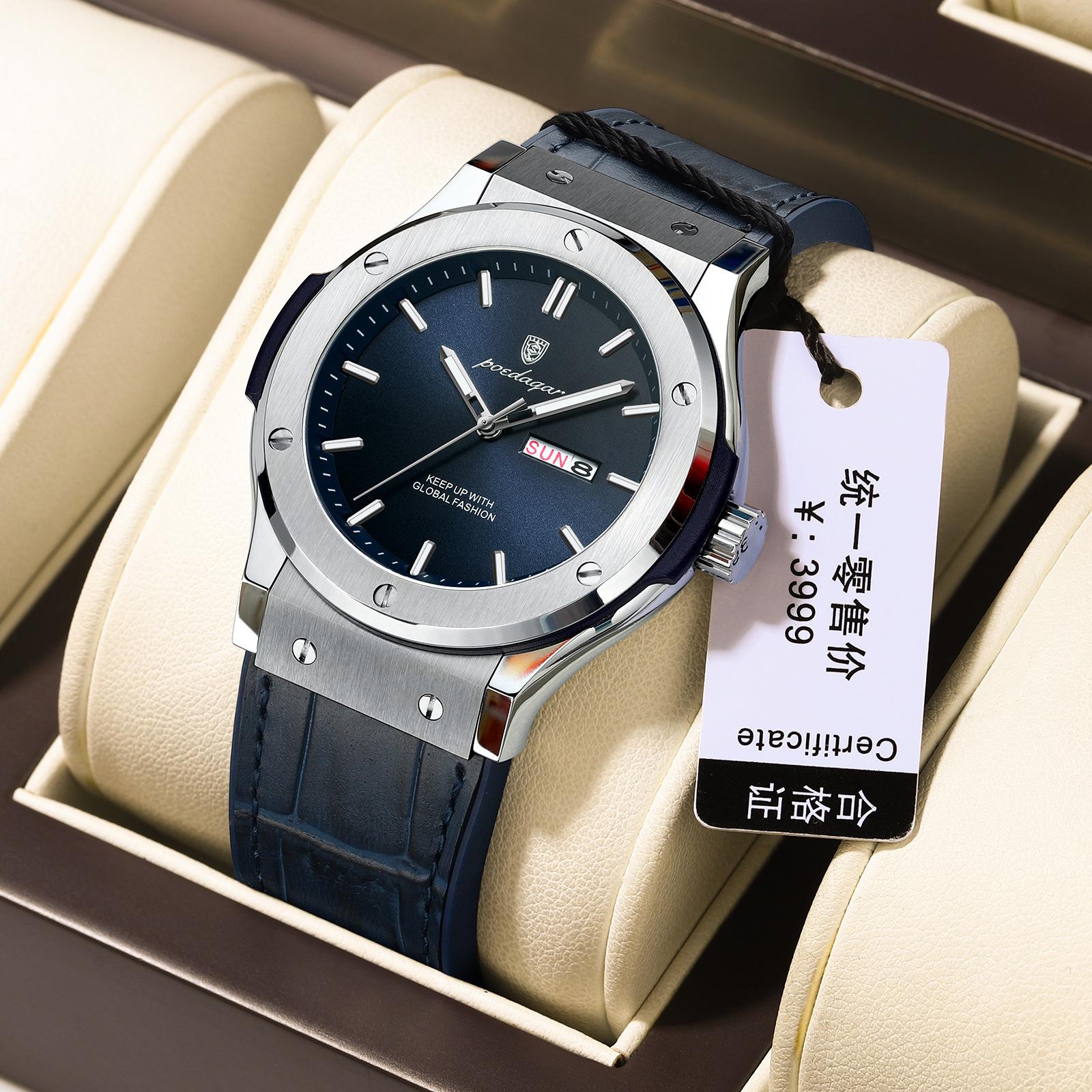 Men S Watch Waterproof Luxury Casual Quartz Watch