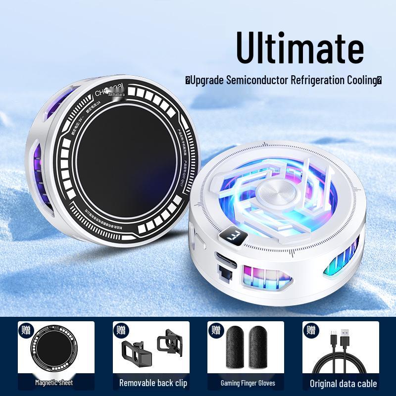 Icing Phone Cooler: Magnetic Semiconductor Heat Dissipation Clip for Gaming & Streaming