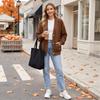Giacca Casual Trendy Colorata da Donna a Manica Lunga per l'Uso Quotidiano