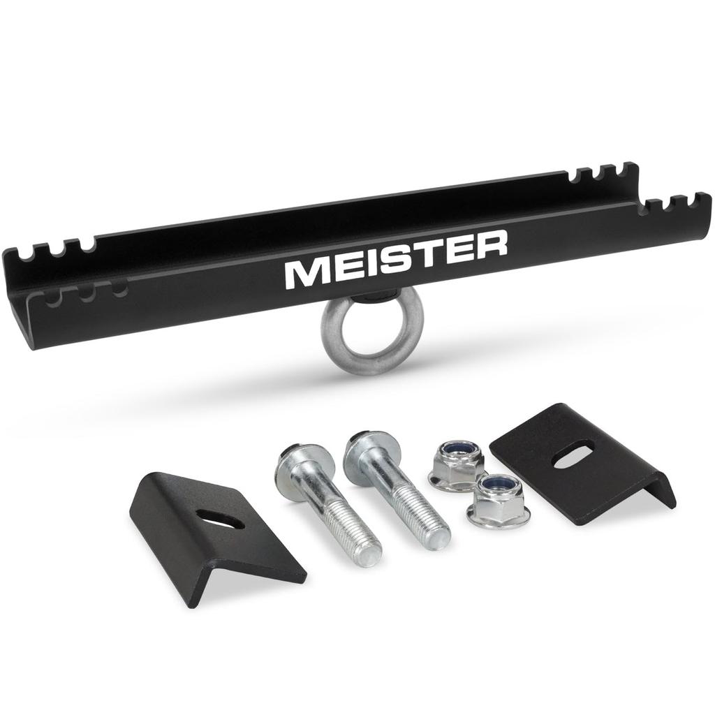 Meister Beam Clamp Hanger Mount for Boxing MMA Heavy Suspension Straps Ceiling Fixtures Black & Bags, & - - 7.5" - 9.5"