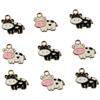 60 Pièces 60 Pièces Breloques Vache Alliage Animal Métal Charms Boucle d'Oreille