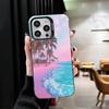 Pink Sunset Beach Dreamy Scenery Shockproof Phone Case for iPhone 17 Air 16 16E 15 Pro Max 14 Plus 13 Mini 12 Back Cover Anti Fa