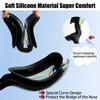 Silicone One-piece Nose Bridge Swimming Goggles with Integrated Earplugs, Waterproof, Anti-fog, High-definition, Professional Swimming Goggles for
