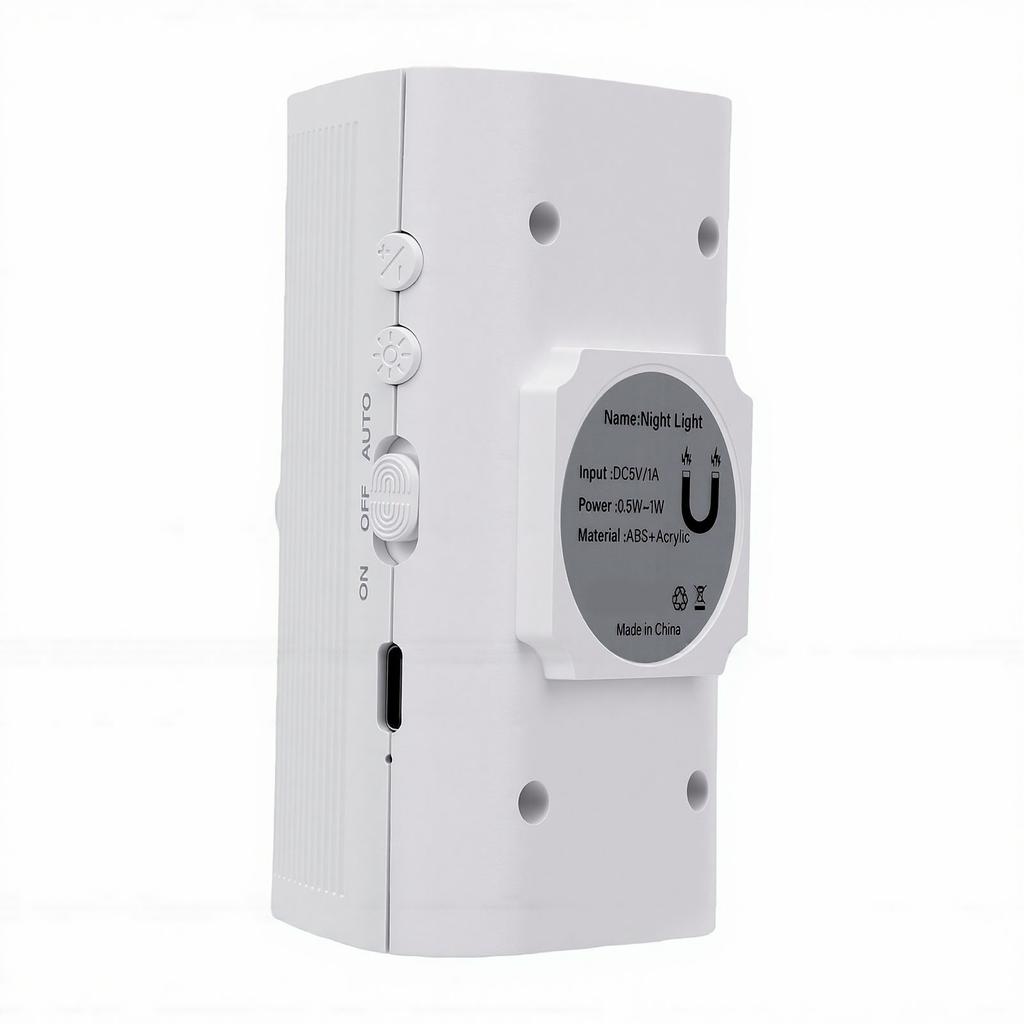 Rechargeable Motion Sensor Night Light 7 Color Changing Ambient Light Battery Operated Indoor Wall Lamp for Hallway