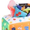 1 Sensory Game Children's Tissue Box Toy Learning Motor Skills Soft Polyester Suitable for