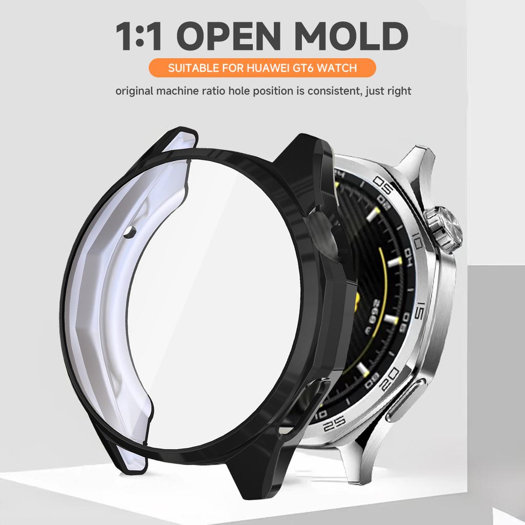 Case for Huawei Watch GT6 41mm 46mm Screen Protector accessories Soft TPU Bumper Shell film Anti Fall for Huawei Watch GT6 Cover