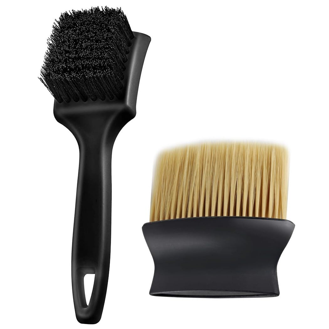 

XSAJU Tire Wheel Brush, Car Wash, Car Cleaning Brush, Dust Brush Set чёрный