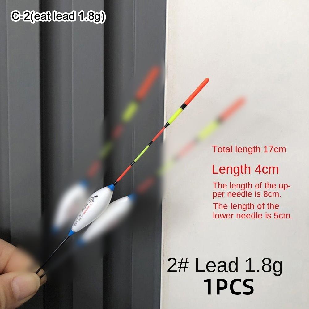 1PC Portable Fishing Floats Rock Fishing Drift Bar Fir Fish Drift Set Weight Tail Bobbers Vertical Drift Light Float 1.3g-2.0g