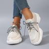 2025 New Spring Fly-woven Mesh Casual Sports Women's Shoes Breathable Thick-soled Dad Shoes Summer
