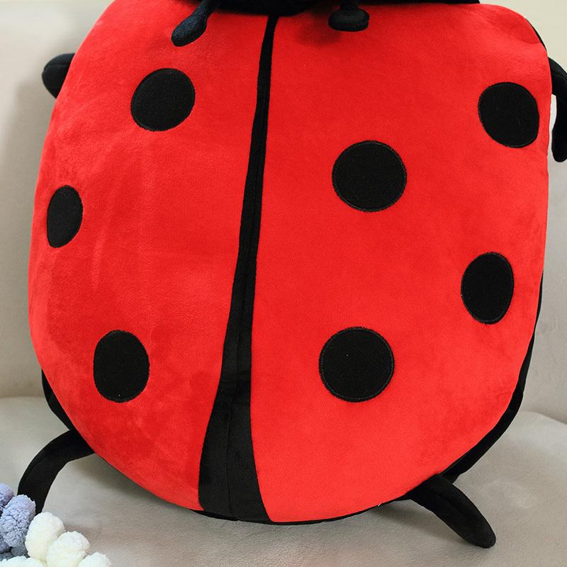 100cm Draagbaar Insect Pluche Speelgoed Lieveheersbeestje Knuffelkussen Grappige Feest Cosplay Pop Gevuld Zacht Pluche Slaapkussen Cadeaus