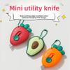 1 sztuka Uroczy Mini Nóż Utility w Kształcie Owocu Przenośne Narzędzie do Cięcia Papieru dla Uczniów do Otwierania Paczek i Listów