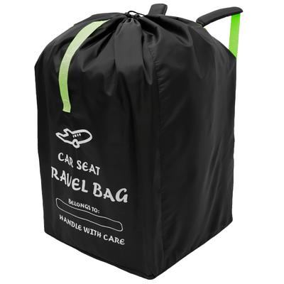 Oxford Cloth Car Seat Travel Bag Large Capacity Car Seat Cover Bag with Drawstring and Wide Shoulder Strap for Airplane