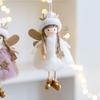 Cute Christmas Top Hat Antlers Girl Pendant Xmas Tree Hanging Decorations  Home Christmas Decor