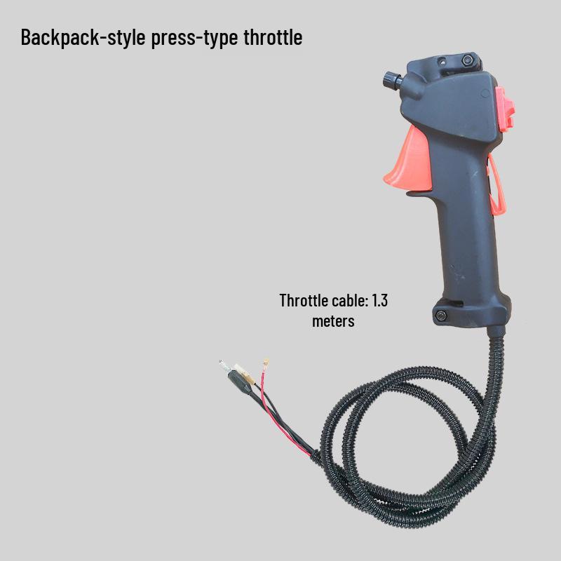 Universal Lawn Mower Throttle Switch Assembly for Side-Mounted Brush Cutter and Backpack Grass Trimmer
