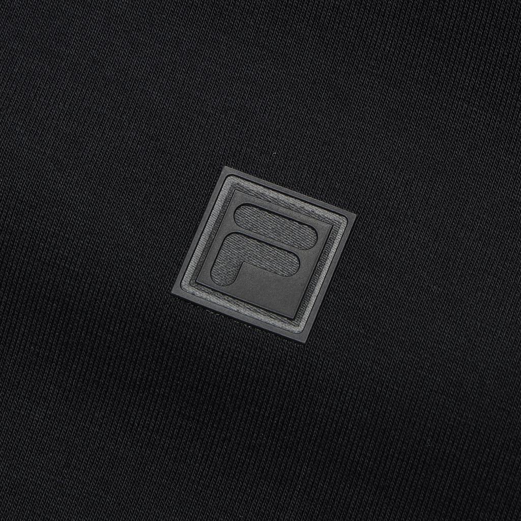 Fila Solid Color Thickened Stand Collar Zipper Jacket Men Jackets Black F51M417505A-BK