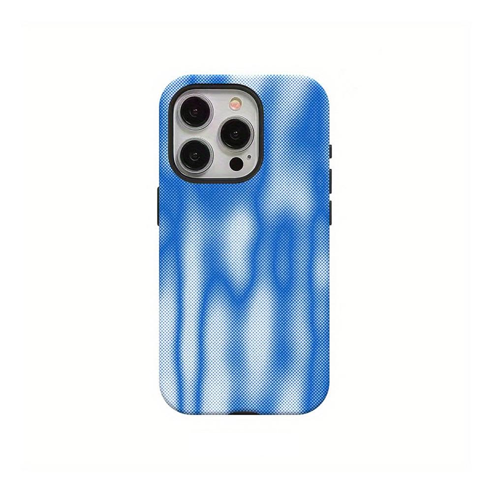 

Luxury Clmj Minimalist White Polka Dot Pattern Phone Case for iPhone 17 16 15 14 13 12 Air Pro Max Plus Double-layer Back Cover iPhone 17