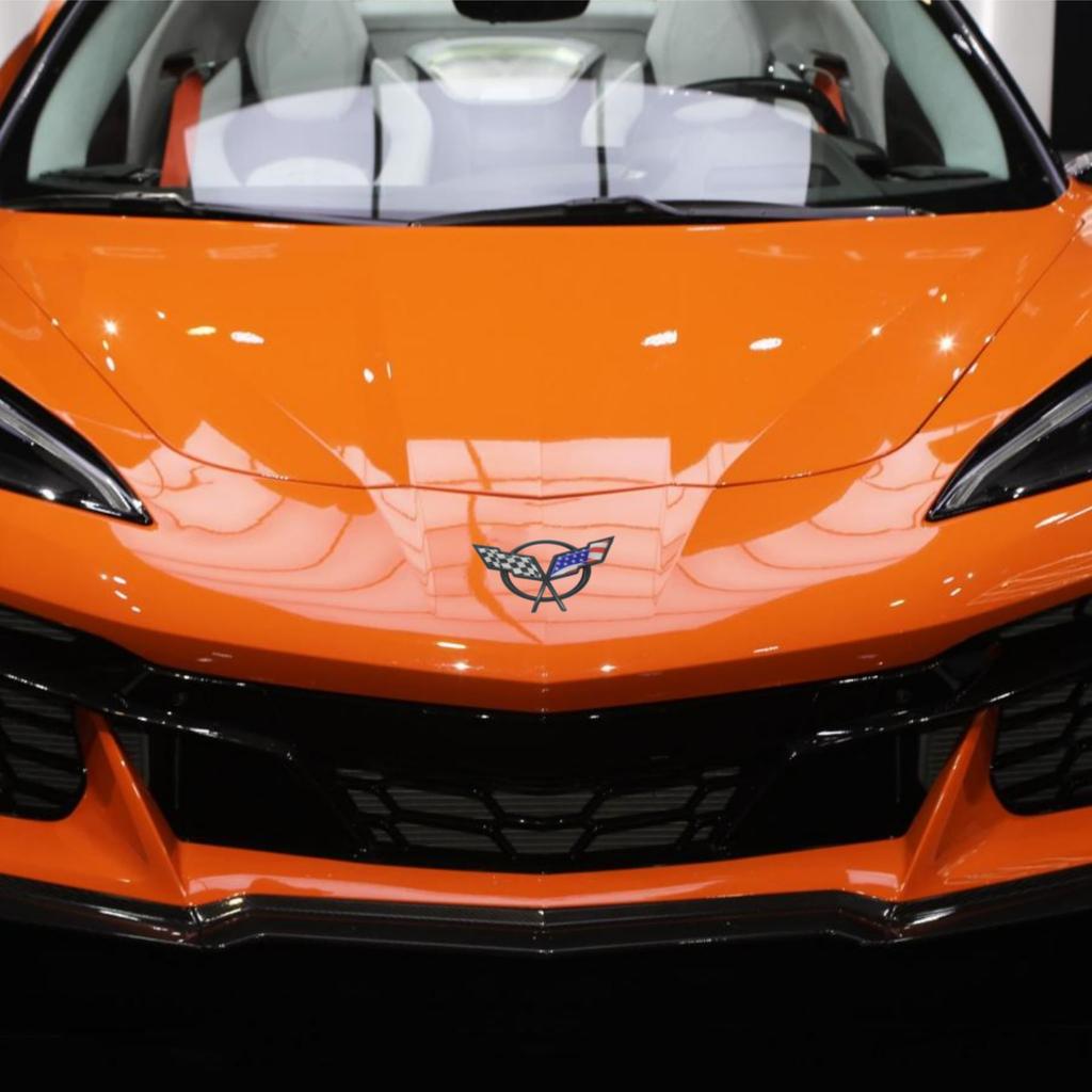 1Pc Car Front Hood/ Rear Trunk/ Side Fender Emblem Badge Sticker Decal for Corvette Camaro Cruze Malibu