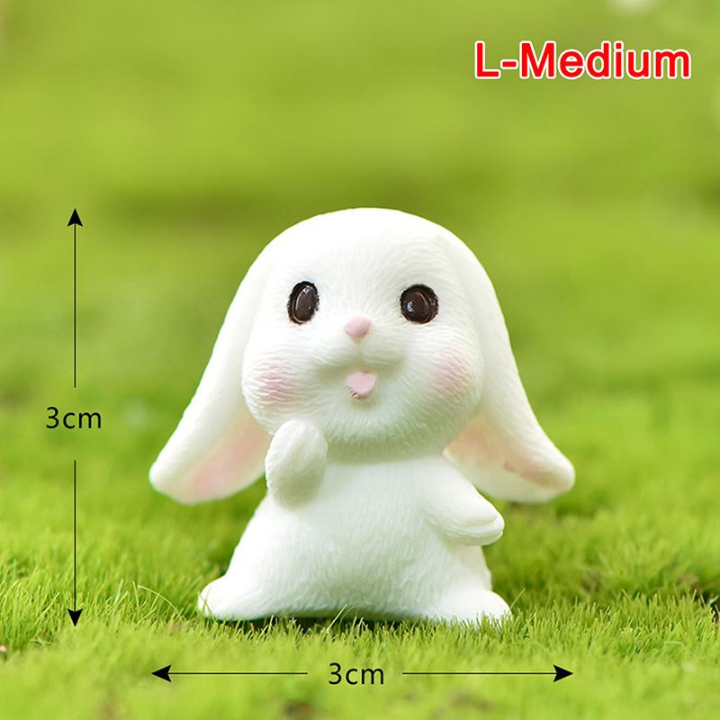 Cartoon Animal Cute Rabbit Series Gardening Ornaments Micro Landscape Decoration
