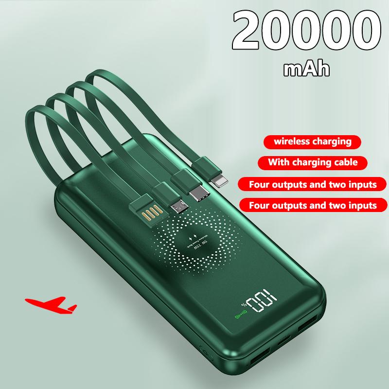 20000mAh high-capacity fast charging power bank can be carried on airplanes