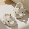 Ice Cream Shark Slippers For Men Women Summer Thick Sole Antislip Shock Absorption Comfortable
