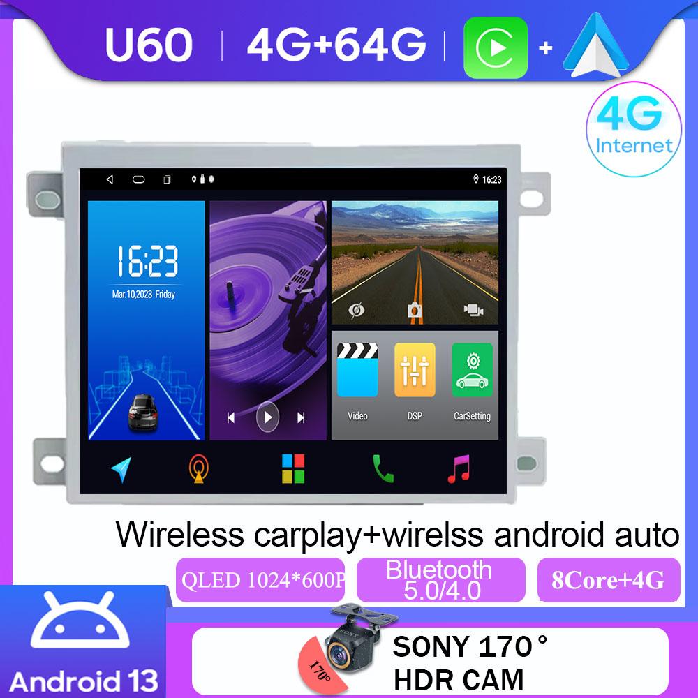 8.4 "Carplay Android 13 Auto Radio For Jeep Grand Cherokee Kompas Ontwijk Uitdager Oplader Durango Ram Multimedia Player No 2Din