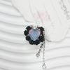 Color-Changing Heart Flower Crown Bead Phone & Bag Chain Accessory