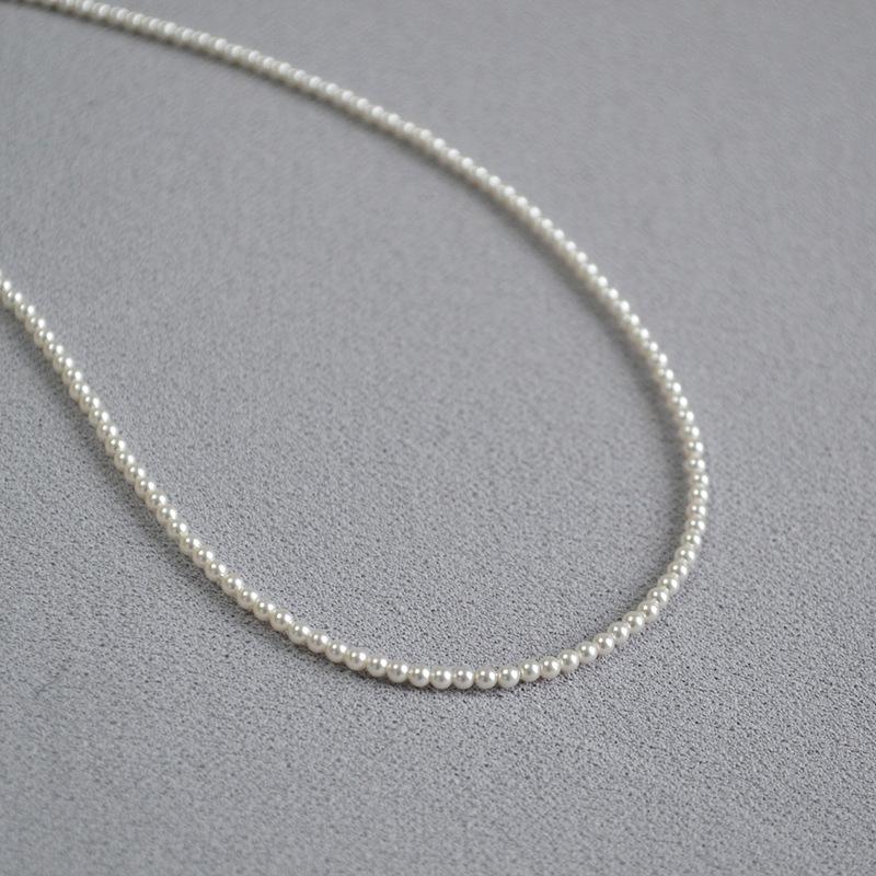 

Французский элегантный яркий кристалл жемчуг 650 цветов изысканный мягкий простой наборный ожерелье ключичная цепочка