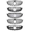 For Mercedes E-Class W213 2016-2020 Front Bumper Grille Gloss Black ABS Material Easy Installation Exterior Tuning Accessories