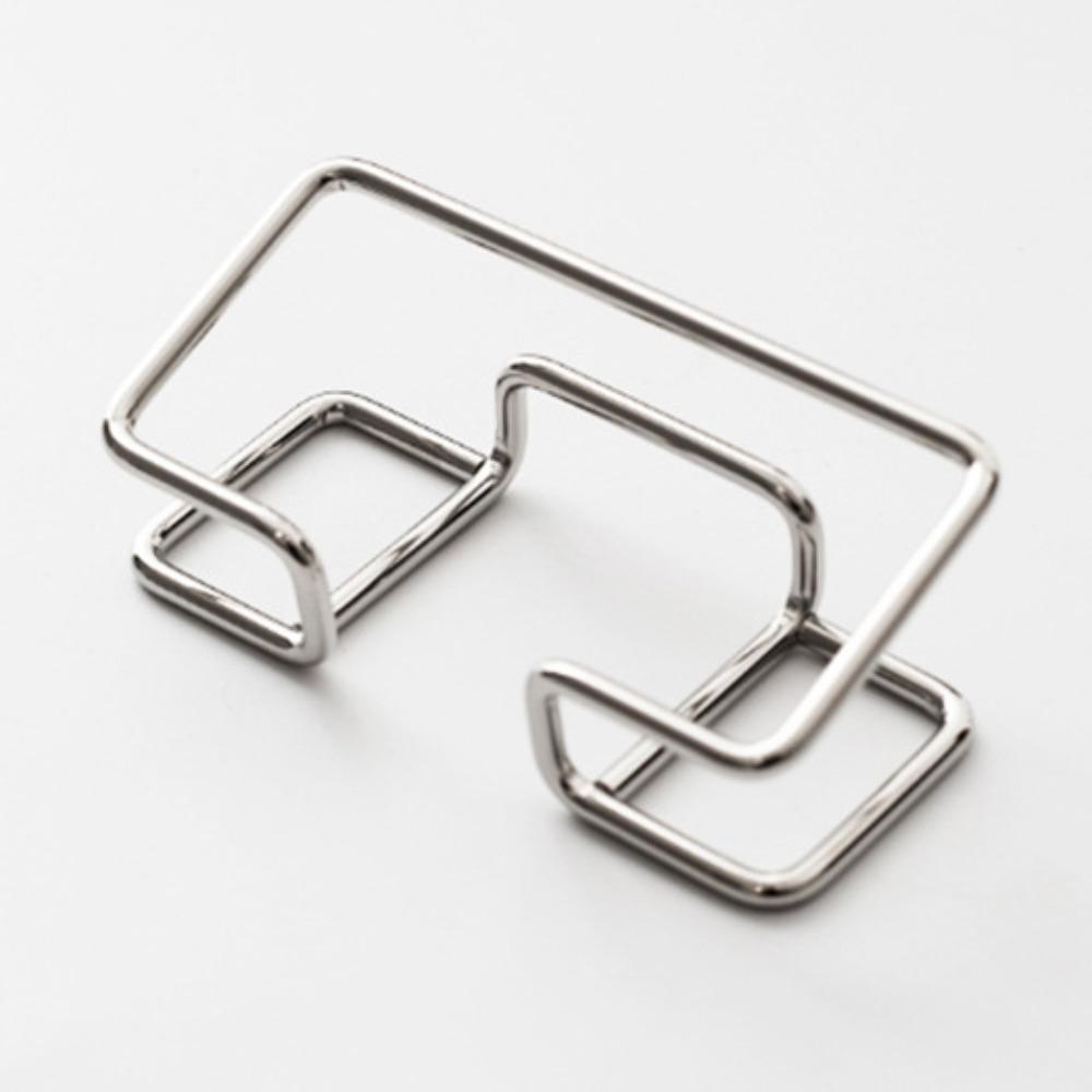Modern Style Card Display Holder Metal Name Card Stand Business Card Holder Countertop Display