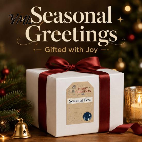 Christmas Blessing Tags 180PCS/Roll Label Stickers, Self-Adhesive Retro Paper with Blank Gift Box Marking Writing Area, Decorative Labels for Holiday