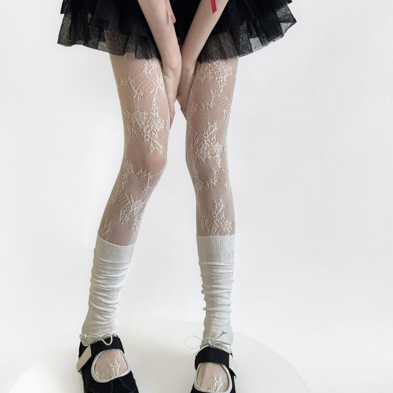 Patterned Fishnet Stockings Leggings,High Waist Tights Stockings for Women,Fishnets Thigh High Stockings Pantyhose